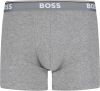 Boss Lange boxershort Boxer Brief 3P met in kleur bijpassende weefband(3 stuks ) online kopen