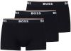 Boss Boxershort Trunk 3P met in kleur bijpassende weefband(3 stuks ) online kopen