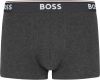 Hugo Boss 3 pack Logo Waistband Boxer Briefs , Grijs, Heren online kopen