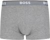 Boss Boxershort Trunk 3P met in kleur bijpassende weefband(3 stuks ) online kopen