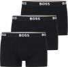 Boss Boxershort Trunk 3P met in kleur bijpassende weefband(3 stuks ) online kopen