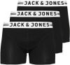 Jack & jones Boxershorts Basic 3 Pack , Grijs, Heren online kopen