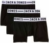 Jack & jones Boxershorts Basic 3 Pack , Grijs, Heren online kopen