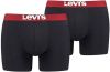 Levis Boxershorts Solid Basic Boxer 2P Zwart online kopen