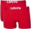 Levis Levi's Heren Boxershort Boxer Brief Core 2p Rood online kopen