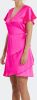 Lolly's Laundry Miranda wikkel rond jurk , Roze, Dames online kopen