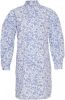 MSCH Copenhagen Lichtblauwe Mini Jurk Lenora Haddis Ls Shirt Aop online kopen