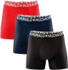 Muchachomalo Boxershorts 3 pack 1322 , Zwart, Heren online kopen