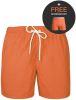 Muchachomalo zwemshort + gratis boxershort oranje online kopen