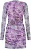 NIKKIE Mini jurk van mesh met bloemenprint online kopen