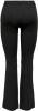 Only Onlrocky MID Flared Pant PNT Noos Black | Freewear Zwart online kopen