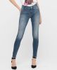 ONLY skinny jeans ONLBLUSH blue grey denim regular online kopen