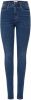 ONLY high waist skinny jeans ONLROYAL dark denim blue regular online kopen