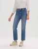 Opus Eboni high waist slim fit jeans met medium wassing online kopen