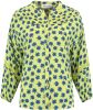 POM Amsterdam gebloemde blouse Flower Luminous geel/blauw online kopen