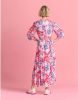 Pom Amsterdam Maxi kleedjes Roze Dames online kopen