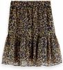 Scotch & Soda 161611 0219 printed shorter length skirt in recycled polyester mix combo c online kopen