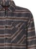 Scotch and Soda Tops Checked brushed twill shirt in seasonal relaxed fit Grijs online kopen