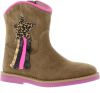 Shoesme SI21W082 B leren cowboylaarzen bruin/roze online kopen