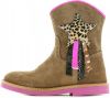 Shoesme SI21W082 B leren cowboylaarzen bruin/roze online kopen