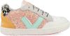 Shoesme UR22S043 F leren sneakers met glitters roze/multi online kopen