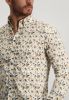 State of Art slim fit overhemd met all over print brique/mosgroen online kopen