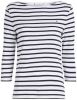 Tommy Hilfiger Donkerblauwe T shirt Slim Stp Boat nk Top 3/4 Slv online kopen