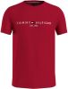 Tommy Hilfiger T shirt met korte mouwen, ronde hals, geborduurd logo online kopen