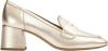 Unisa Mendo loafer van leer met metallic finish online kopen