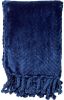 Dutch Decor Ziggy Plaid Van Fleece 140x180 Cm Insignia Blue Blauw online kopen