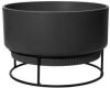 Elho B for studio bowl S zwart bloempot op standaard online kopen