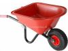 Merkloos Kunststof/metalen Speelgoed Kruiwagen Rood 60 Cm Voor Kinderen Speelgoedkruiwagen online kopen
