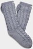 Ugg Laila Bow Fleece Lined Sock voor Dames in Dark Ice/Silver online kopen