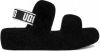 Ugg Oh Yeah Slide Sandalen voor Dames in Black,, Shearling online kopen