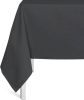 Tafelkleed zwart katoen 140 x 240 cm Reglisse online kopen