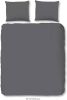 HIP Collection Uni Satin Dekbedovertrek Lits jumeaux(240x200/220 Cm + 2 Slopen) Katoen Satijn Grey online kopen