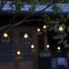 Luxform Tuinfeestverlichting solar LED 10 st Sousse goudkleur online kopen
