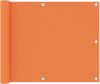 VidaXL Balkonscherm 75x500 cm oxford stof oranje online kopen