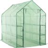 VidaXL Inloopkas met 12 schappen 143x214x196 cm staal online kopen