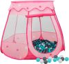 VidaXL Kinderspeeltent Met 250 Ballen 102x102x82 Cm Roze online kopen