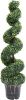 VidaXL Kunstplant met pot buxus spiraal 117 cm groen online kopen