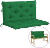 VidaXL Kussen voor schommelstoel 100 cm stof groen online kopen