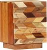 VidaXL Nachtkastje 40x30x50 cm massief gerecycled hout online kopen