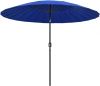VidaXL Parasol met aluminium paal 270 cm azuurblauw online kopen