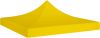 VIDAXL Partytentdak 270 g/m&#xB2, 3x3 m geel online kopen