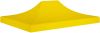 VIDAXL Partytentdak 270 g/m&#xB2, 4, 5x3 m geel online kopen