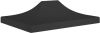 VIDAXL Partytentdak 270 g/m&#xB2, 4, 5x3 m zwart online kopen