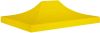 VIDAXL Partytentdak 270 g/m&#xB2, 4x3 m geel online kopen