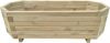VIDAXL Plantenbak verhoogd 80x32x31 cm ge&#xEF, mpregneerd grenenhout online kopen