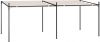VIDAXL Prieel met uittrekbaar dak 600x300x233 cm cr&#xE8, mekleurig online kopen